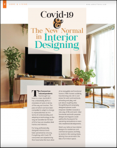 Covid-19 & the new normal in intrior designing, covid article, desiflava