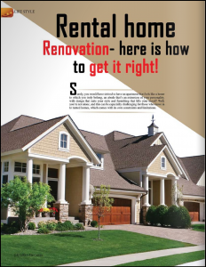 Rental home renovation tips